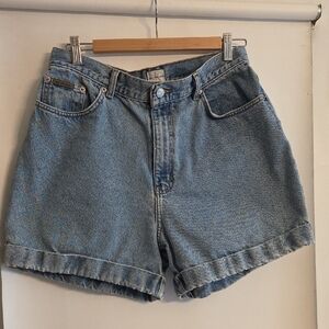 Calvin Klein Jeans Women's Double Stone Wash Cuff Denim Shorts